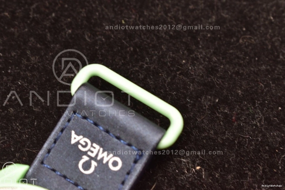 x on Bioceramic Moonwatch Nylon Quartz to Strap WeatherProof Earth Omega Swatch 1181 Mission 0821